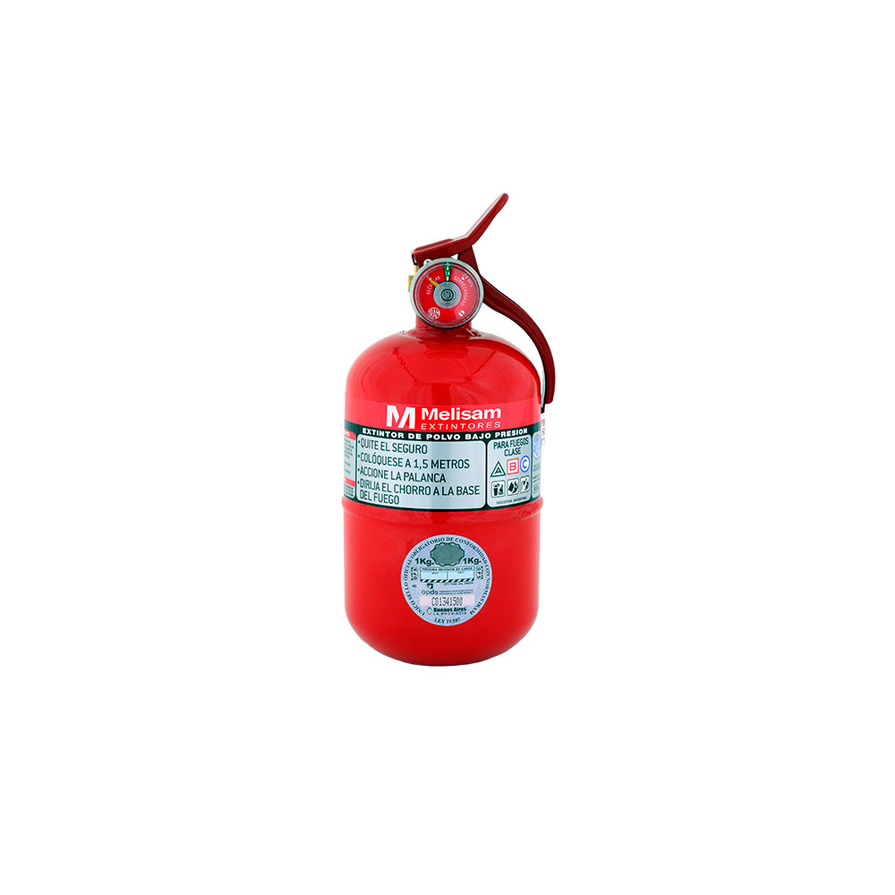 1 KG. EXTINTOR AUTOMOTOR Ø 4´´